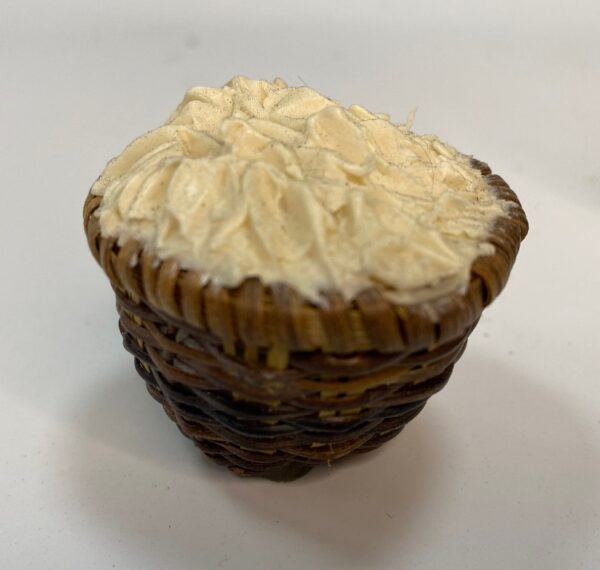 Cesta di Ricotta in Cera – Figure 25-30cm, Presepe Napoletano del '700