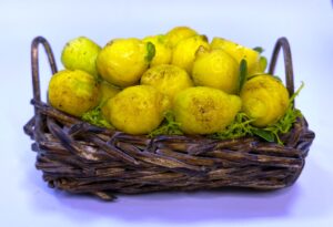 Cesta limoni Sorrento in cera – Presepe napoletano 700, figure 25-30 cm - immagine 4