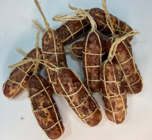 Salame realistico in cera – Accessorio per figure 25-30 cm – Presepe napoletano 700 - immagine 3