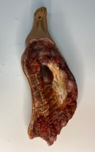 Mezzo Maiale in Terracotta Dipinto a Mano – Presepe Napoletano '700 – Figura 25/30 cm - immagine 3