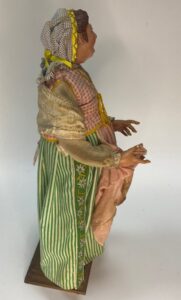 Figura Popolana 30 cm – Testa in Terracotta, Arti in Legno – Stile Napoli ‘700 - immagine 3