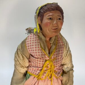 Figura Popolana 30 cm – Testa in Terracotta, Arti in Legno – Stile Napoli ‘700 - immagine 5