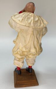 Pastore Pulcinella con piatto di spaghetti – Figura 25 cm – Presepe Napoletano '700 - immagine 5