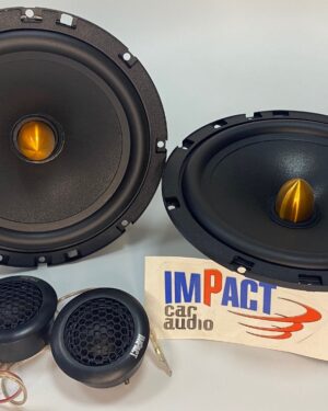 Altoparlanti Impact TGI‑65S – kit 2 vie auto 165 mm con tweeter cupola in seta 160w