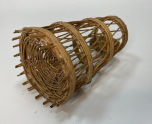 Nassa intrecciata a mano – Accessorio per pastori 25-30 cm – Presepe napoletano '700 - immagine 4