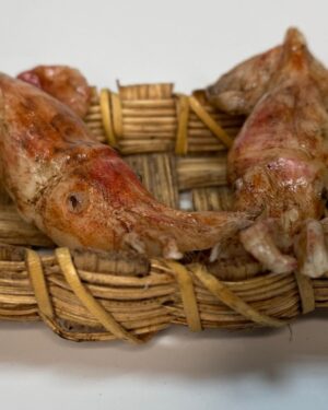 Cesta con Totani in Cera – Miniatura per Presepe Napoletano 25-30 cm